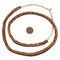 The Bead Chest Real Snake Vertebrae Beads from Africa 7mm Nigeria African Brown Interlocking Bone Large Hole 32-34 Inch Strand Handmade